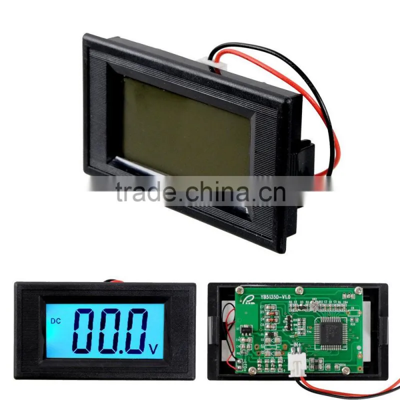 2-wire 7V-20V DC car digital voltmeter, Voltage Meter for motorcycle