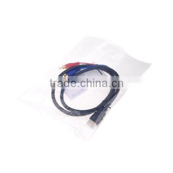 HDMI to 3-RCA RGB Audio Video Component Cable
