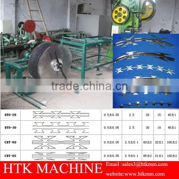 Made in China high quality razor blade making machine,razor wire making machine