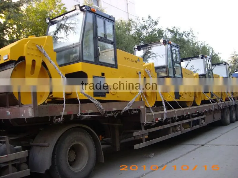 Widely used double drum static roller 2YJ6*8 with comfortable cab easy to operate