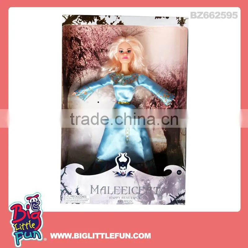 11 inch solid children maleficent doll toy