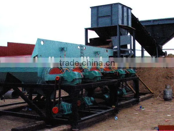 Gold jigging concentrator for gravity selection