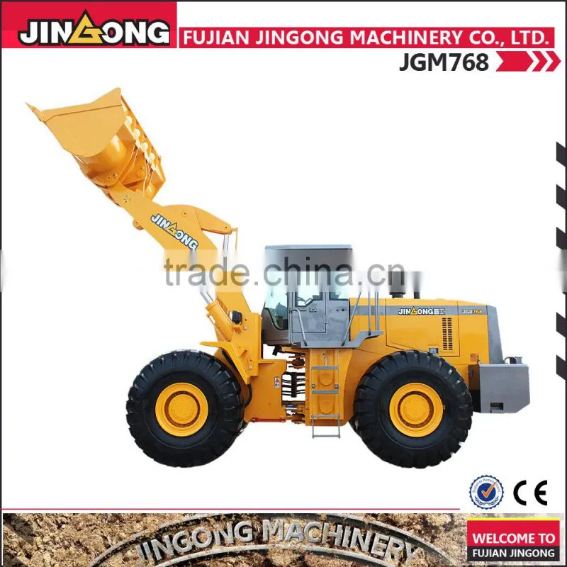 Chinese supplier JGM768 backhoe wheel loader for sale