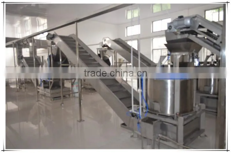 Continuous Frying Broad bean production line / Continuous Frying nut Machine