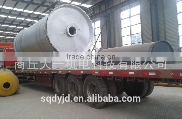 Meet the environmental standards of horizontal cracking waste rubber refining equipment!