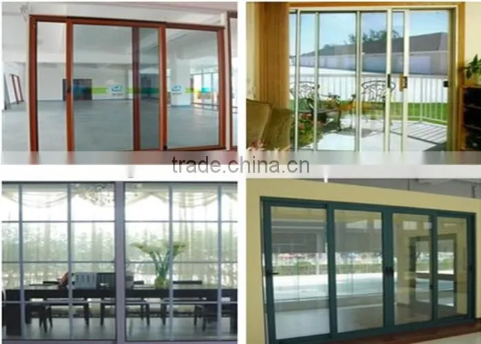 Customized sound-proof aluminium interlock sliding door