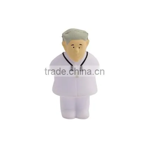 Best selling cheap doctor shape releasing stress anti stress doctor
