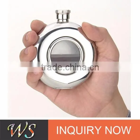 WSJJYY029 stainless steel hip flask/ liquor flask /drink pot