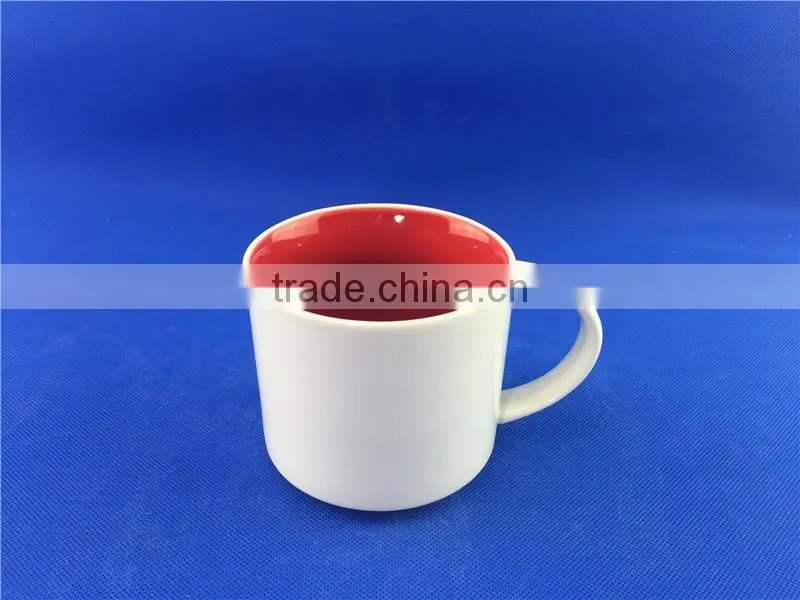 16 oz glazed red color ceramic sublimation coffee mug