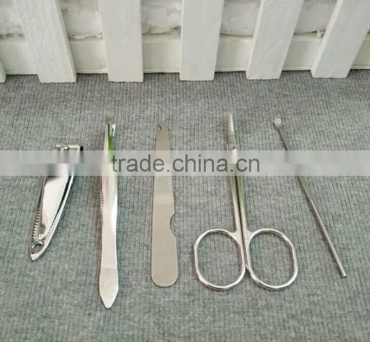 good quality 5 pcs set mini nail care nail pedicure manicure set