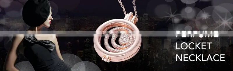 Best selling products 35mm aromatherapy lockets essential oil diffuser diamond necklace
