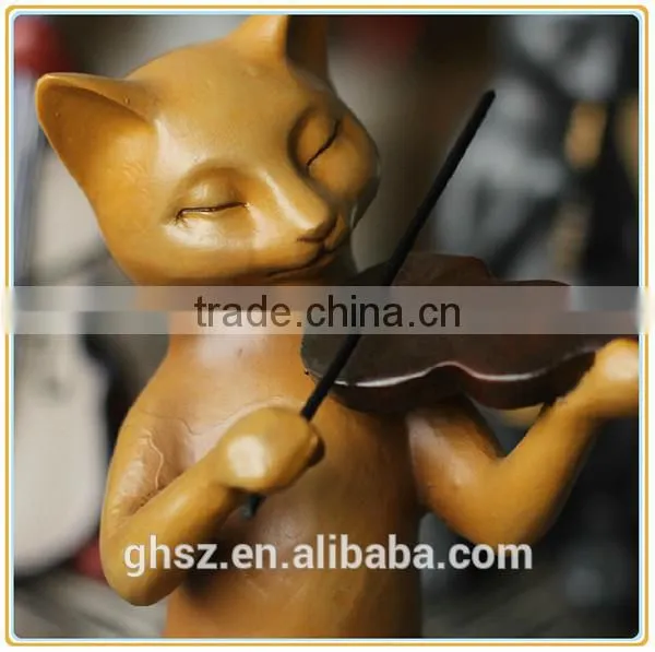 Factory price resin cat figure living room decoration manufacturer