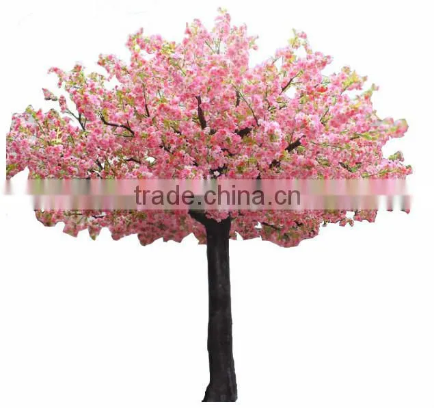 2017 hot sale ornamental artificial flowering plants artificial cherry blossom tree for decoration