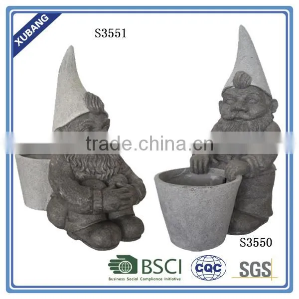 Garden Unique Shell Figurine Flowerr Pots
