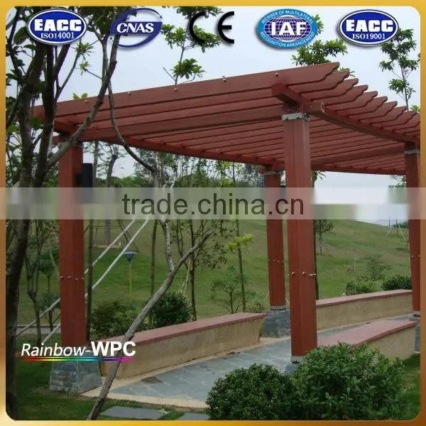 Hot sell !Water proof (Wood plastic composite) wpc handrail for outdoor steps/garden handrail/stair