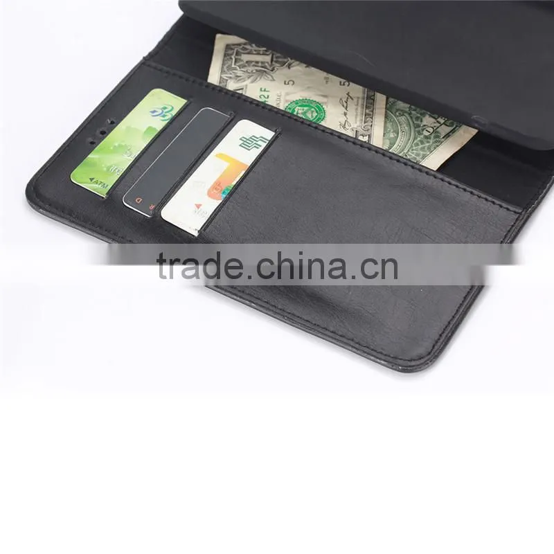 High quality crazy-horse PU card bumper/pocket cell phone case for LG