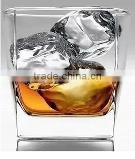 clear food grade glass cups for wine with color changing