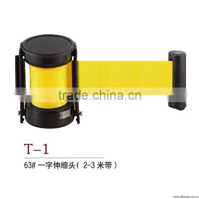 Stainless steel outdoor retractable crowd control rectractable barrier