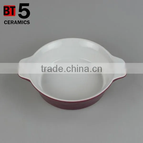 BT5-SD08V stonware purple 24OZ pie plate