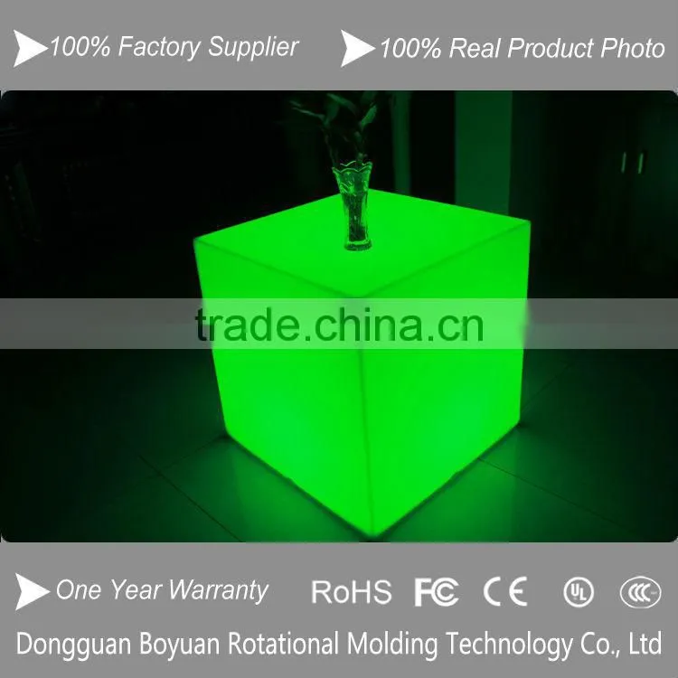 Waterproof 16 color change modern led cube 80cm