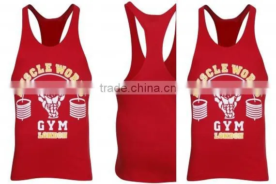 Gym Bodybuilding Vest Red