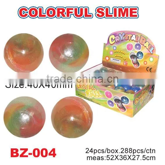 Promotional Colorful Crystal Ball Slime Toys