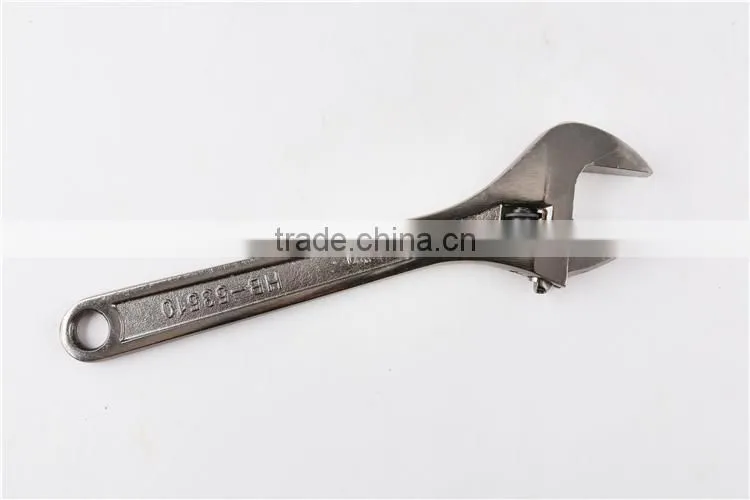 Black Nickel-plated Adjustable Wrench