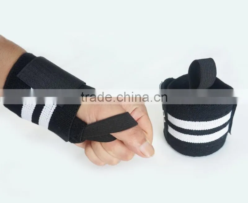 Newest professipnal crossfit weight lifting wrist wraps for body building
