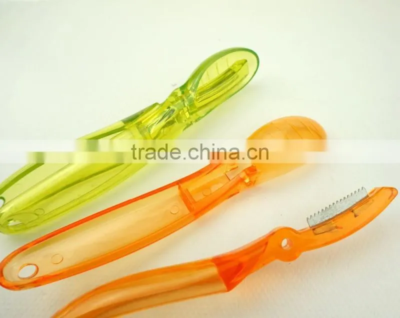 41058 Promotion 2 in 1 Kitchen Fruits Spoon Scoops scale Peeler Kitchen Gadget