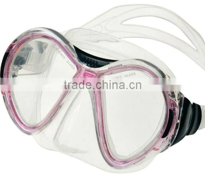 OEM waterproof wholesales silicont material skirt diving masks