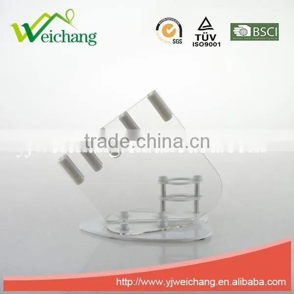 WCCP025 fashion design acrylic shape cutting head knife holder