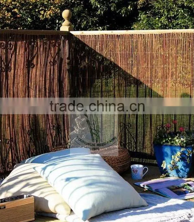 natual color wicker screening for gardening willow fence willow mat wicker mat