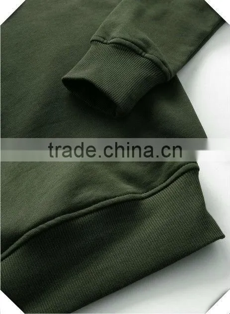 Mens cotton long sleeve flocking roundneck tshirts 201314