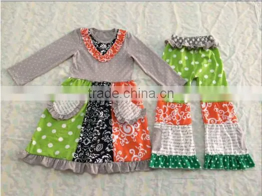 giggle moon remake lace elegant floral outfits Summer 2015Girls Cotton vintage Easter girl outfit for girl outfit
