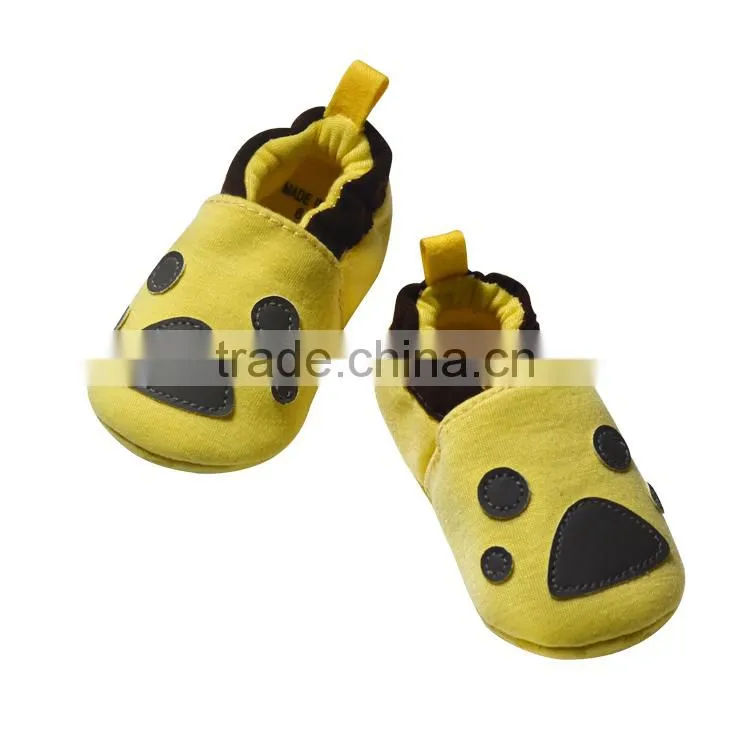 Cute dog footprint embroidered Baby shoes