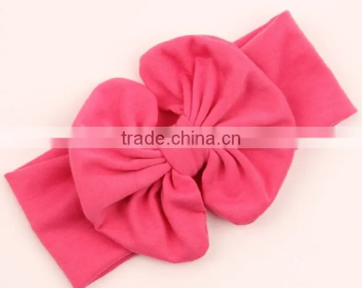 Dupioni Silk Baby Headband Kids Hair Accessories with Lace Rhinestone