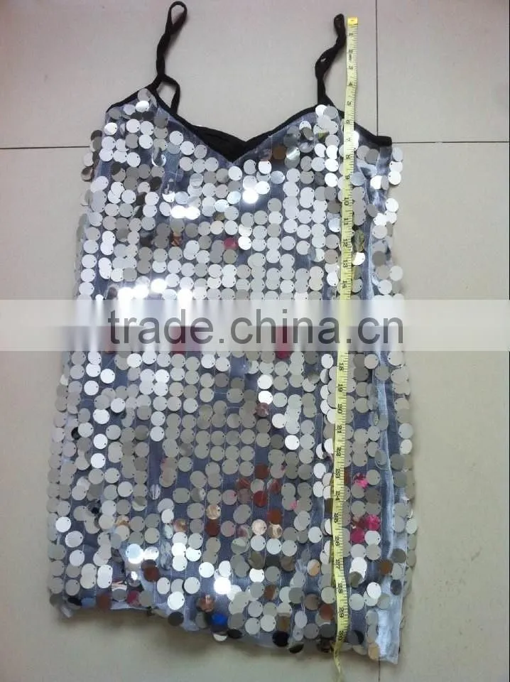 Halloween Sexy Girl Sequin Sling Dress