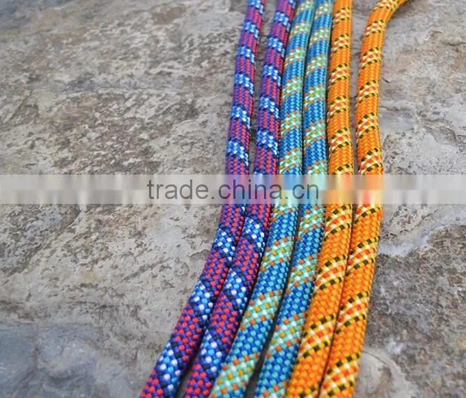 Outdoor power rope climbing rope climbing rope rope climbing rope safety rope high-altitude anti-fall insurance rope equipment