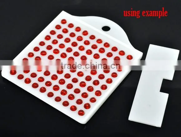 Jewelry Measure Tools White Plastic Bead Counter Set