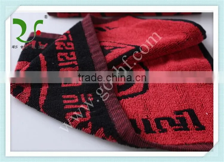 100% cotton jacquard gym towes