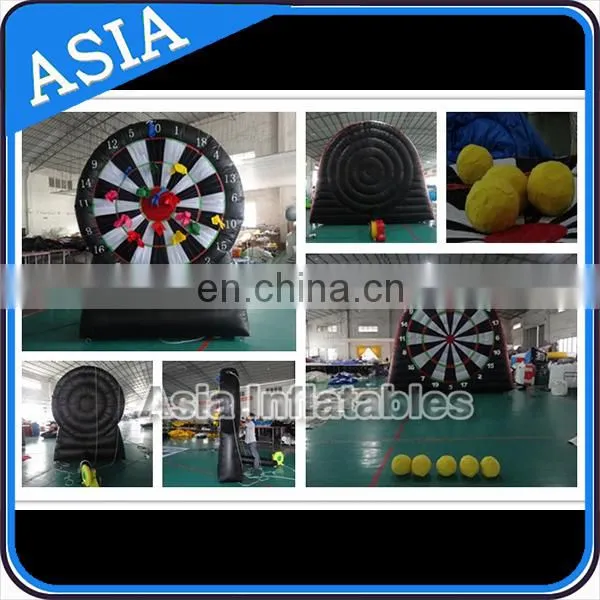Best Selling Giant Inflatable Football Shooting Darts Board For Sport