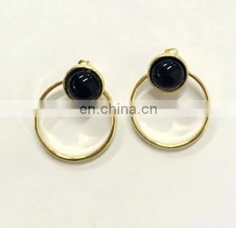 2017 fashion new colorful beads earrings, pendant tassel earrings, fishhook earrings