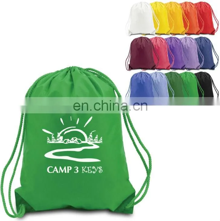 cheap drawstring backpacks wholesal promotional drawstring bags free sample