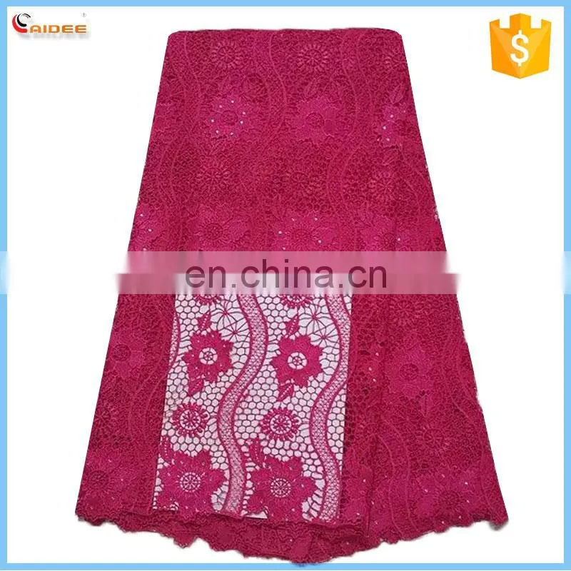 Fashionable high quality african guipure new lace designs for wedding dress with stones L201592863