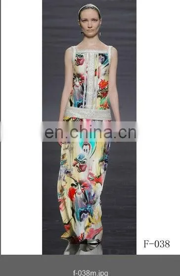Professional skill competitive price flower fabric digital print silk