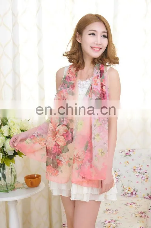 Popular Summer Scarf Fashion Style Chiffon Sillk Scarf