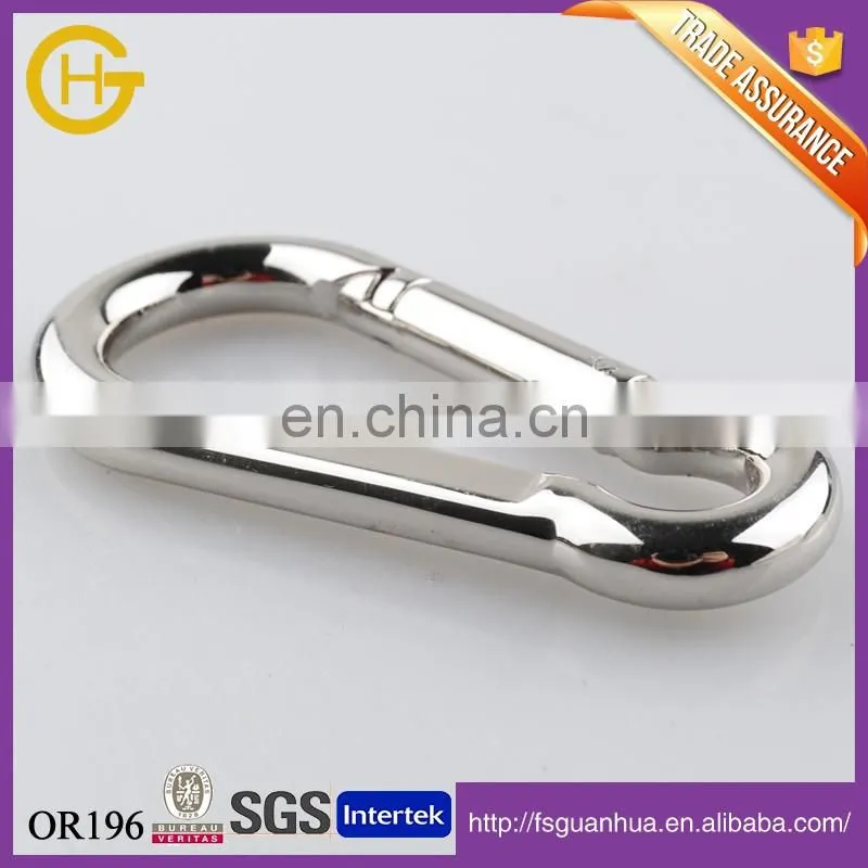 Fancy design polished nickle spring die-casting hook