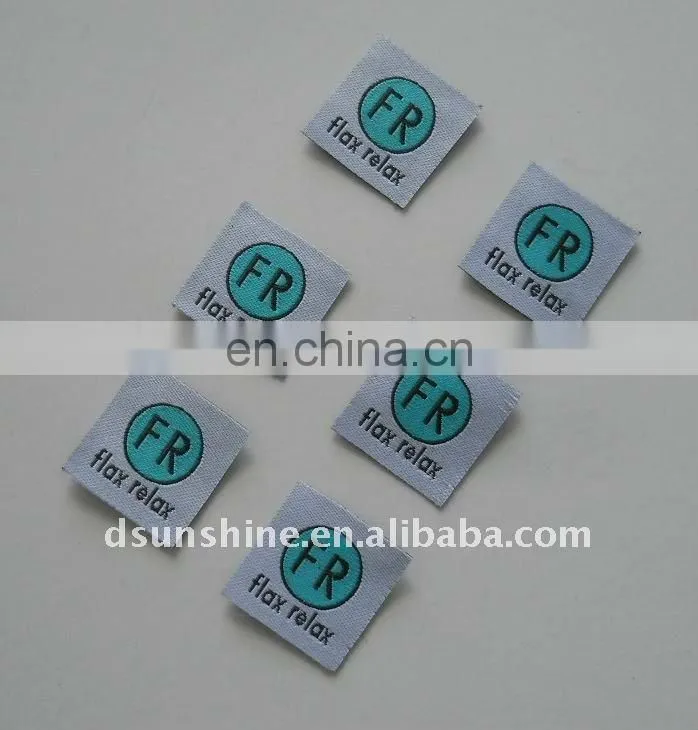 2014 hot sale iron on woven patch for jackets