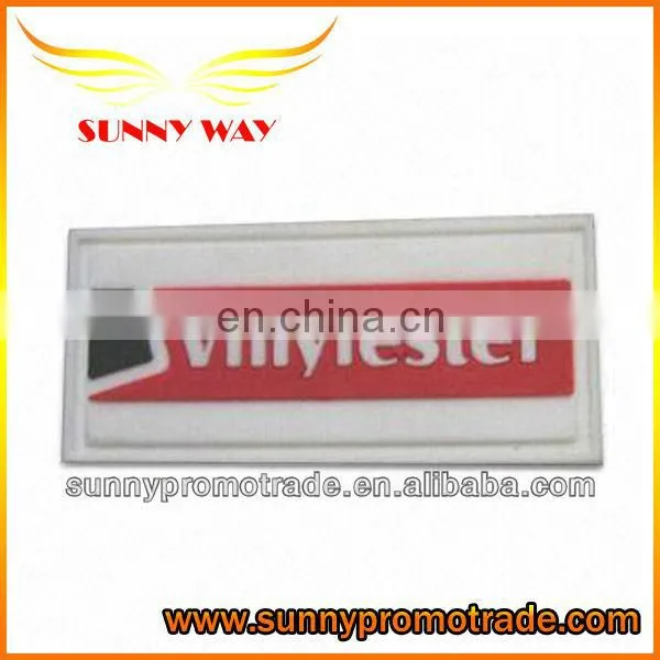 2014 hot selling custom soft pvc trademark