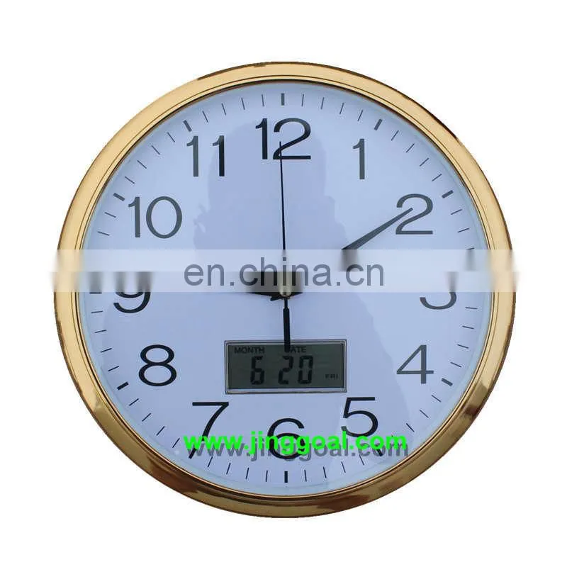 Wall clock with calendar